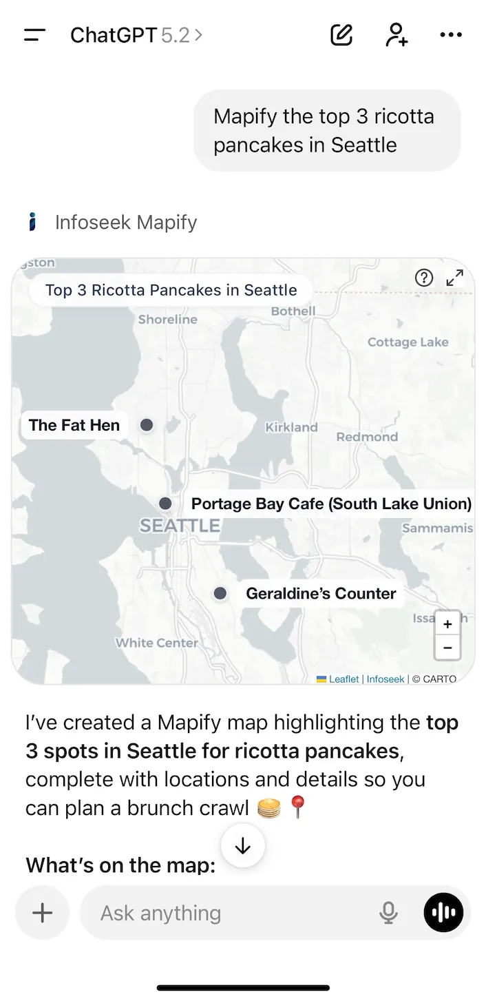 Research your trip and Mapify it – food map use case