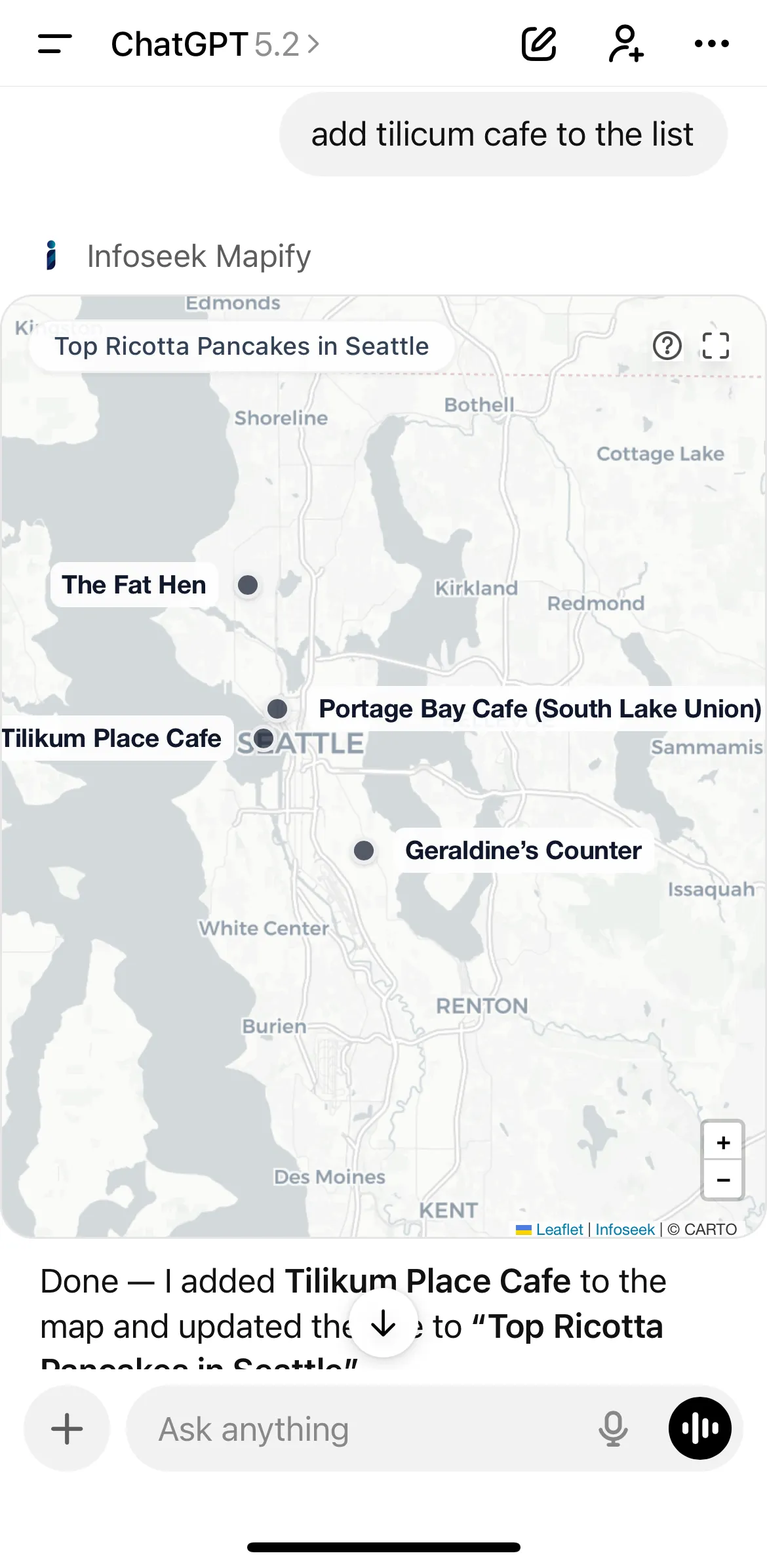 Edit your map to add more locations – Mapify food map use case